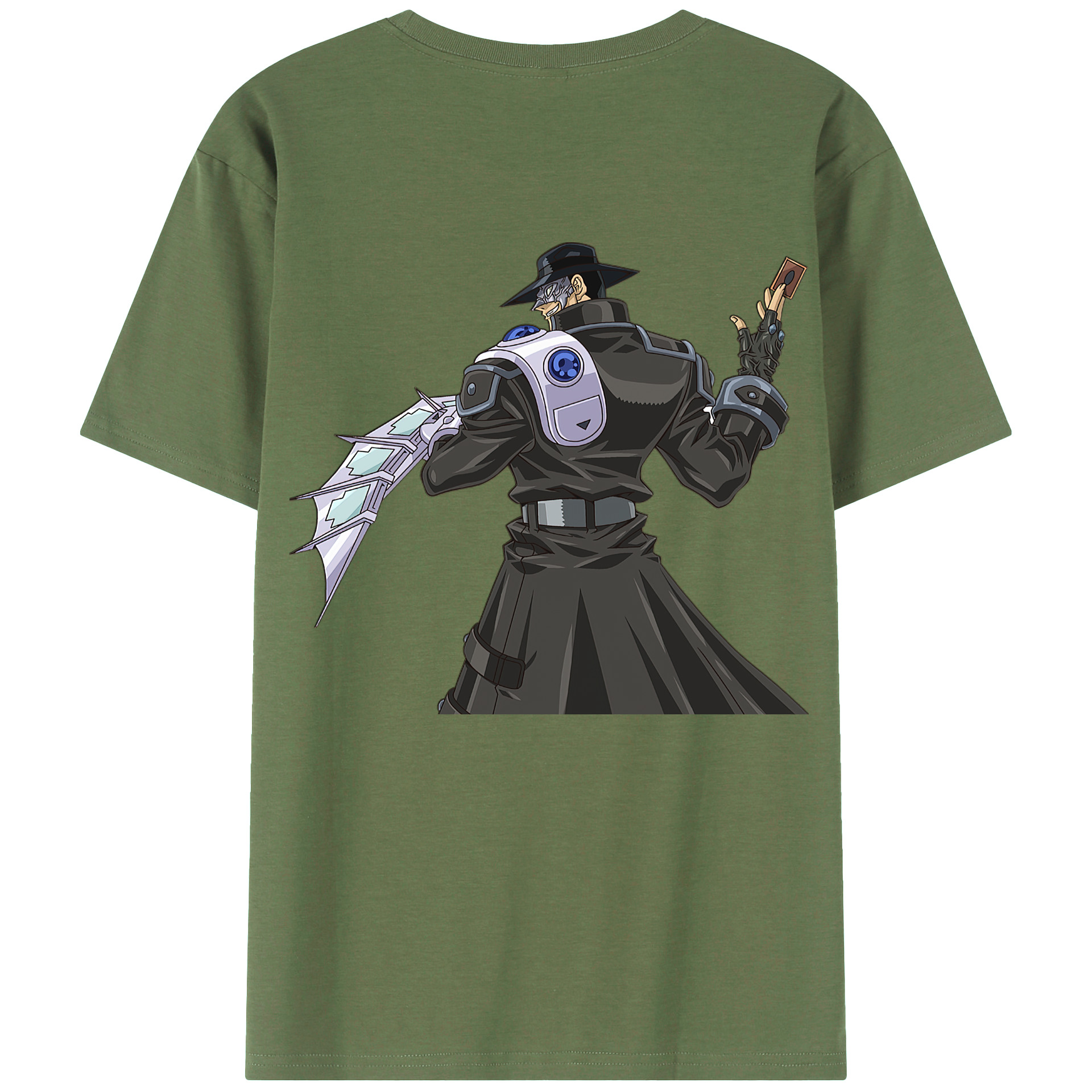 （画像用） 遊☆戯☆王 Yu-Gi-Oh! 綿100％ メンズ半袖Tシャツ（バックプリント） 通気性